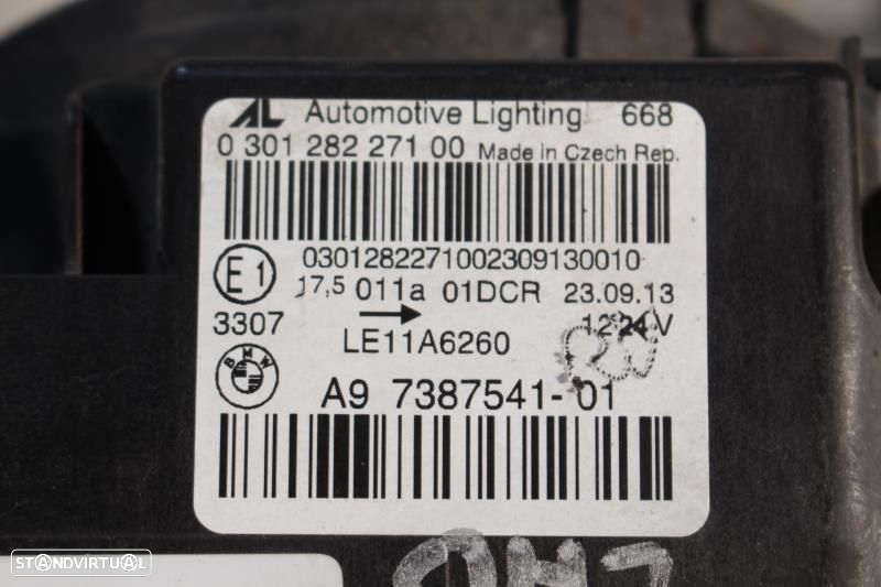 Ótica Esquerda BMW Serie 4 - 7387541 / 03012827100 / 7 387 541 - Xenon - 8