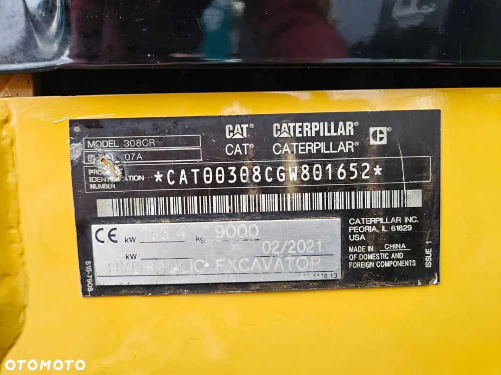 Caterpillar MINIKOPARKA CAT CATERPILLAR 308 CR 308CR 308E2 E2 308E 306 307 309 310 2021R. - 23