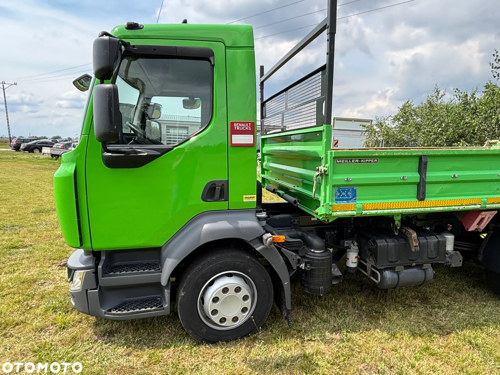 Renault D12 wywrotka, 12 ton DMC , zaczep do przyczepy , oryginalny kiper Meiller, mały przebieg od 1 właściciela z Niemiec, 6100 kg ładowność. manualna skrzynia , na resorze, idealna pod minikoparkę , przyczepę ( Mercedes ATEGO, AXOR, MAN TGM ) - 11