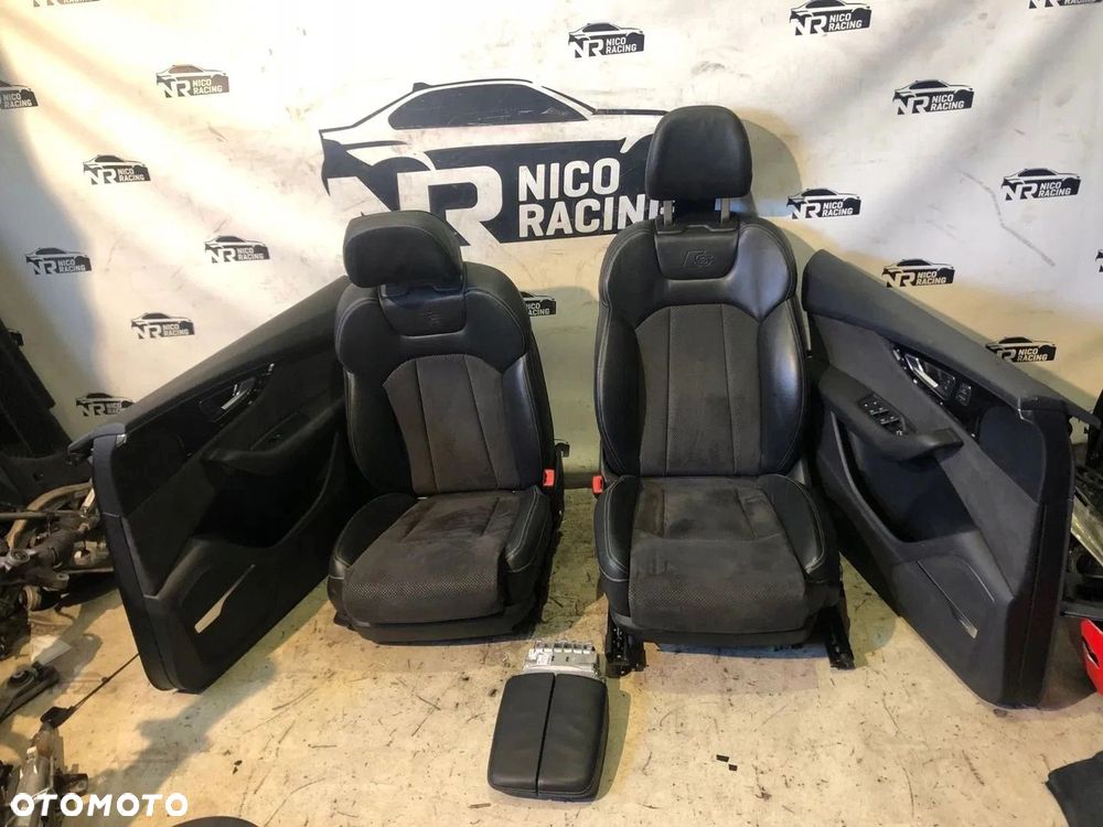 FOTELE TAPICERKA AUDI Q7 4M 7-OS GRZANE S-LINE - 1