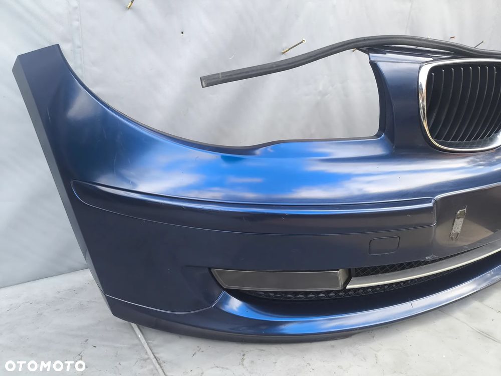 BMW 1 E81 E87 FL LIFT ZDERZAK PRZEDNI KOMPLETNY GRILL HALOGENY 7239273 - 2
