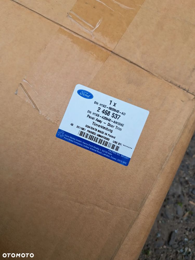 Tapicerka boczek drzwi prawy przód Ford Fiesta MK-8 B479 5D H1BB-A23942-AN1GKE 2468537 - 8