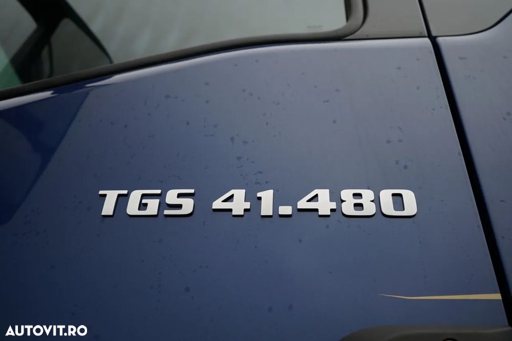 MAN TGS 41.480 / 8x6 / BASCULANĂ SPATE / MANUAL / NOU NOU / KH-KIPPER / - 28