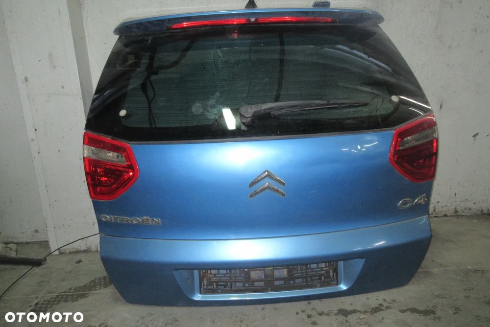 Citroen C4 Picasso klapa bagażnika, zderzak tył, lampy tył KYNC
