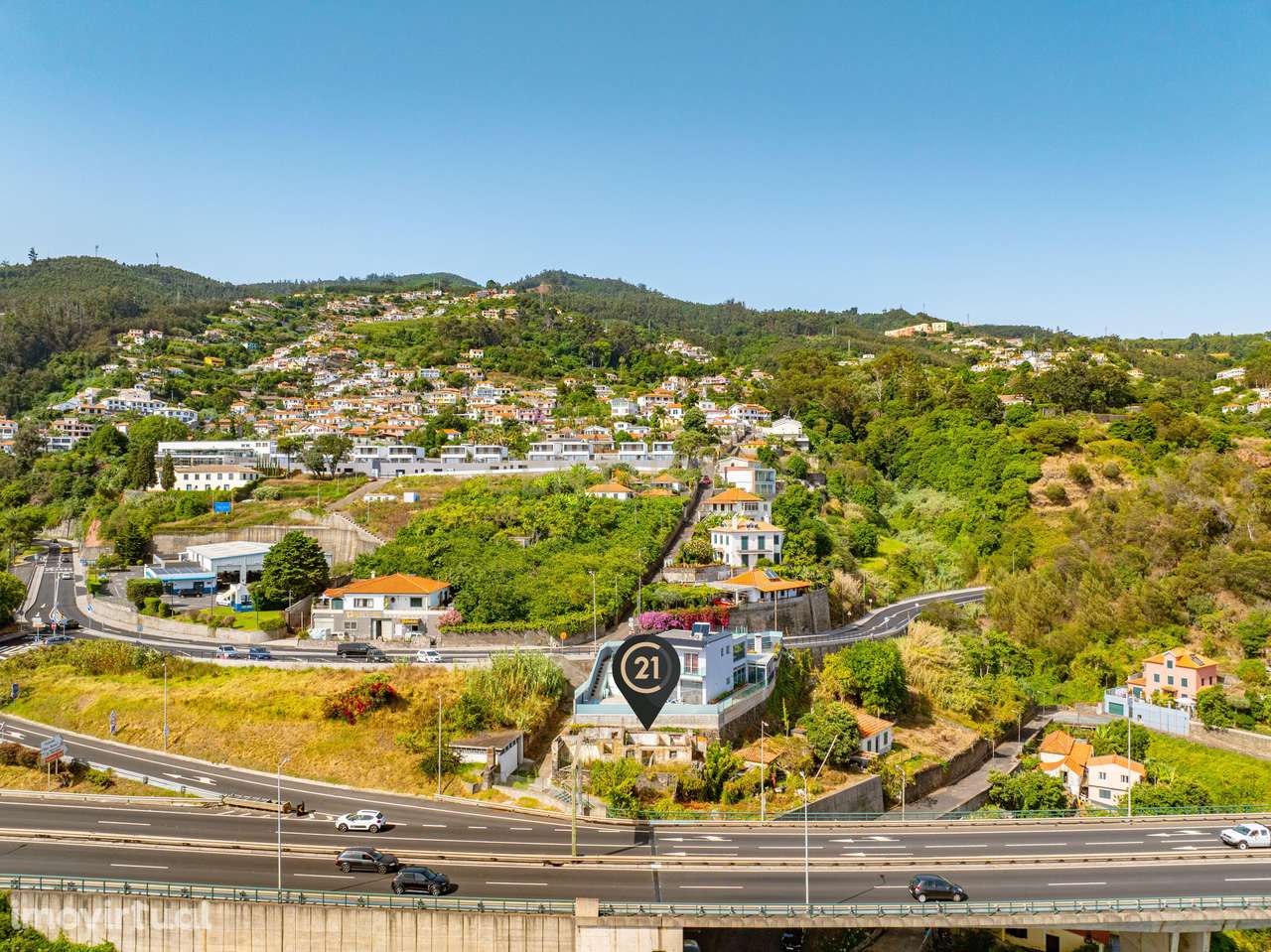 Moradia T2 em Pedra no Funchal com Projeto Aprovado e Vista Mar - Grande imagem: 2/21