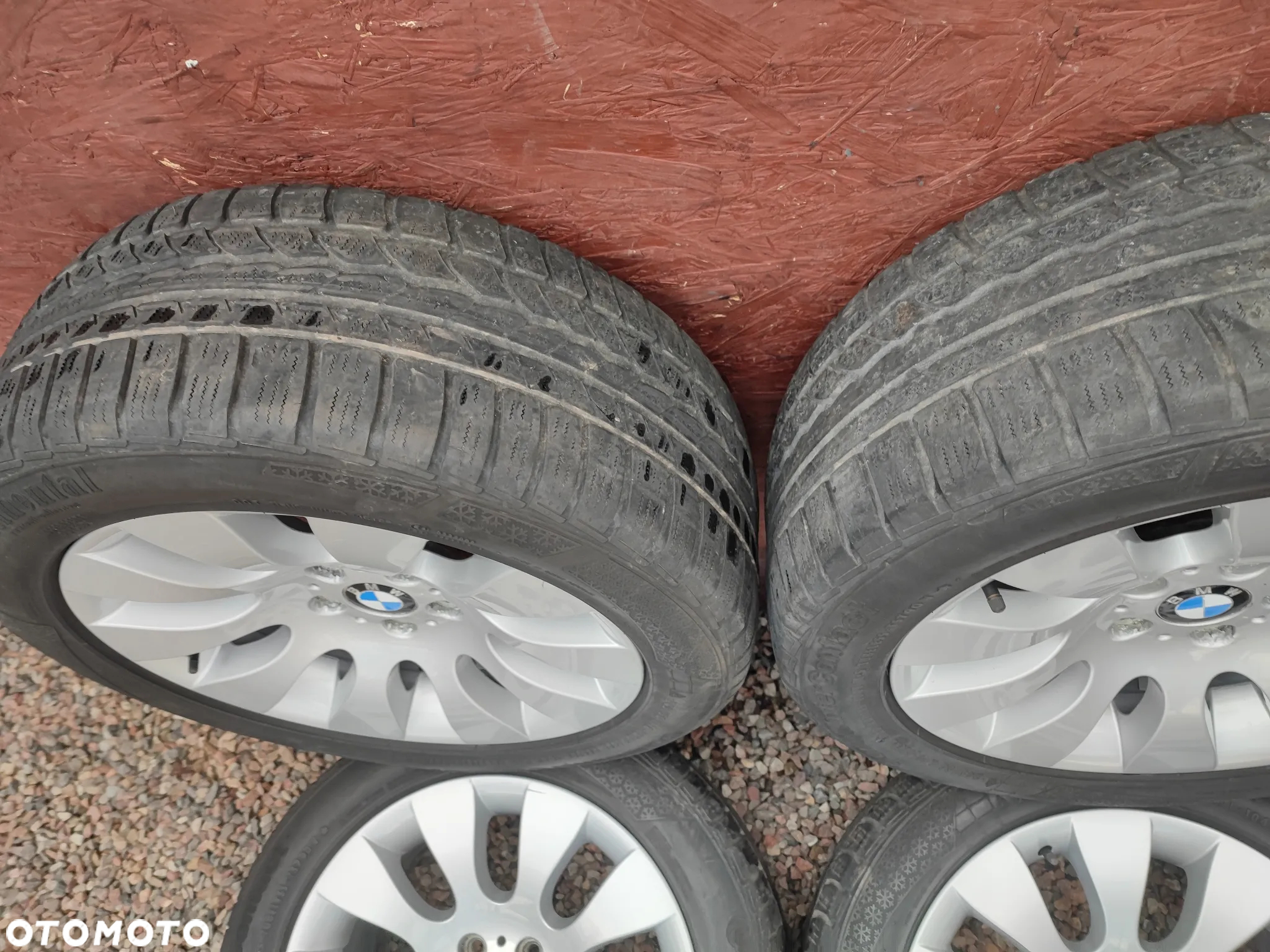 BMW E39 / E38 / X5 / X3 / E60 / E65 / E65 ORYGINALNE ALUFELG STYLINGI 91 8Jx18" ET24 + OPONY ZIMA CONTINENTAL 245/50/R18 O NR. 36 11 6 753 237 OEM W DOBRYM STANIE - 24