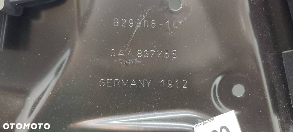 PODNOŚNIK SILNICZEK SZYBY PRZÓD LEWY 3C0959793C VW PASSAT B7 EUROPA - 5