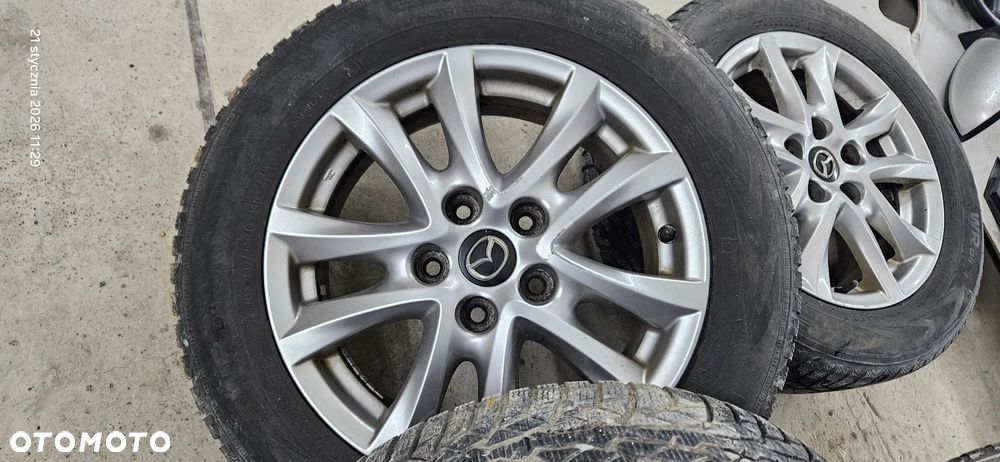 Koła alufelgi 16'' opony zimowe Mazda 3 III BM 6 GJ 2017r Nokian 205/60R16 92H 5x114,3 - 6