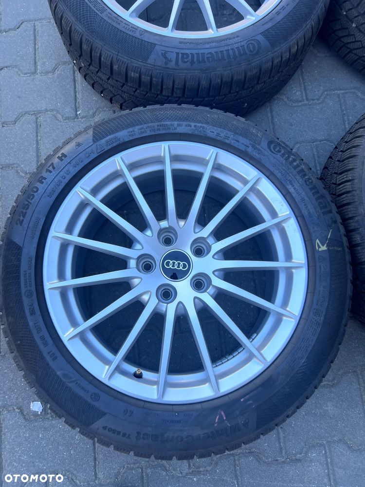 Koła zimowe Audi A4 A5 A6 17'' 225/50r17 Continetal 24r - 2
