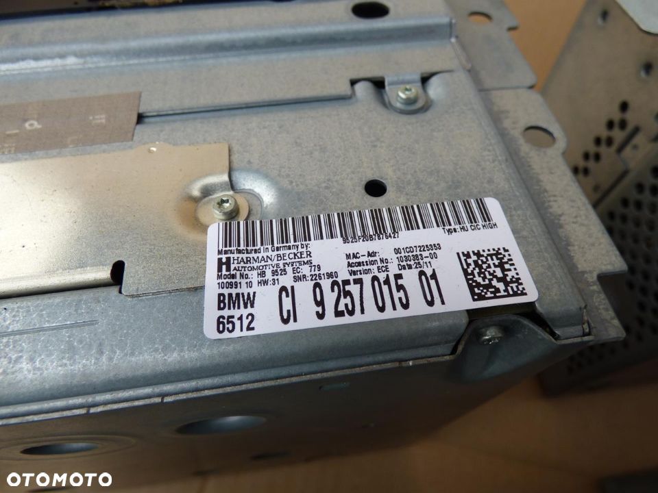 NAWIGACJA CZYTNIK BMW F01 f02 F10 F07 F13 HARMAN/BECKER - 5