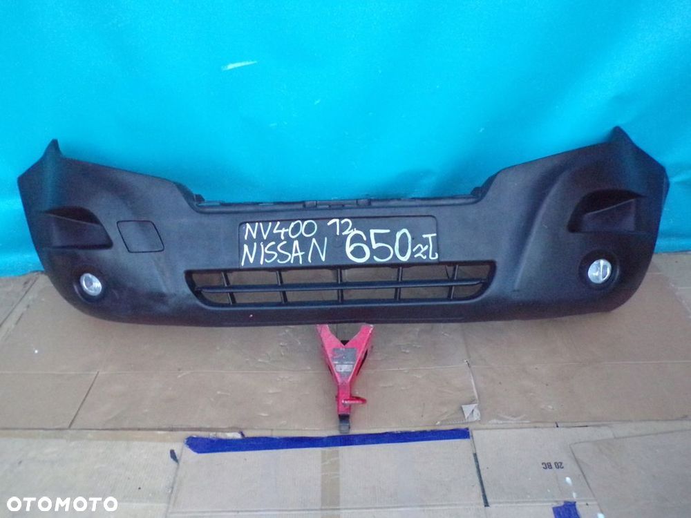 Nissan NV400 NV 400 2010 - zderzak przód przedni ORYGINAŁ halogeny - 1