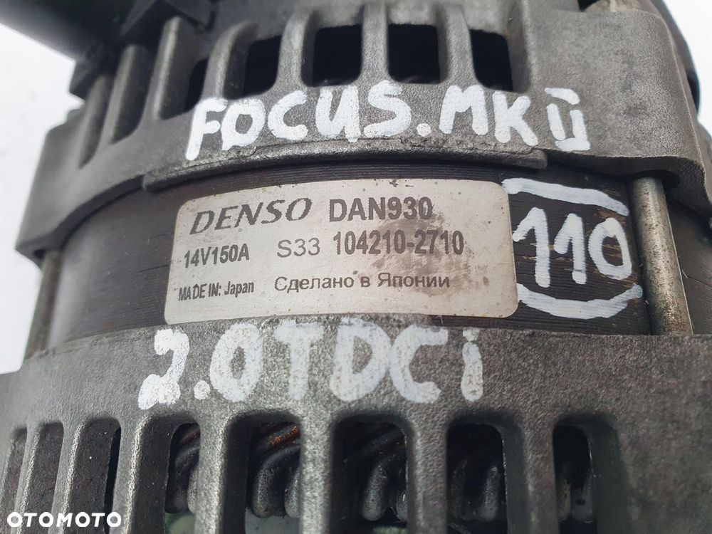 ALTERNATOR Ford Focus II 2.0 TDCI DAN930 104210-2710 150A - 3