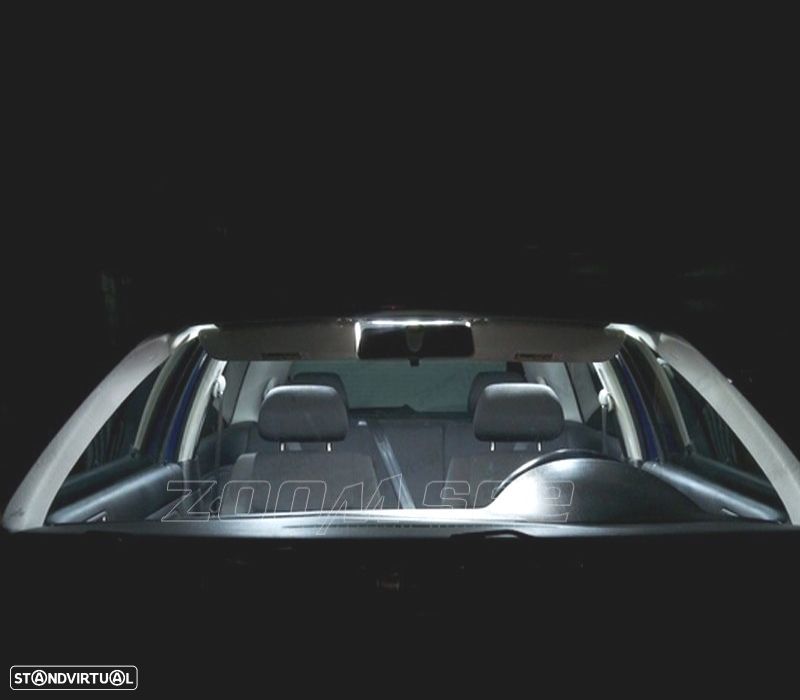 KIT COMPLETO 14 LAMPADAS LED INTERIOR PARA VOLKSWAGEN VW GOLF FINCA 6 GOLF CARRO VI MK6 10-13 - 4