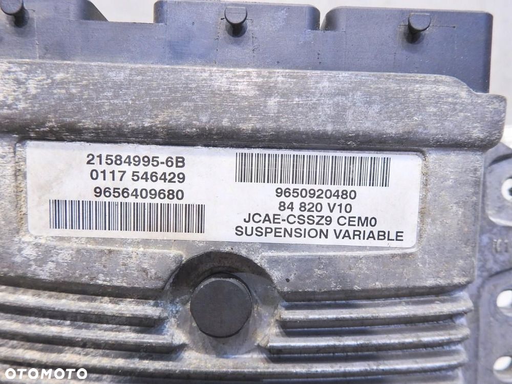 KOMPUTER SILNIKA PEUGEOT 607 2.7 V6 HDI 9650920480 965640980 84820V10 - 6