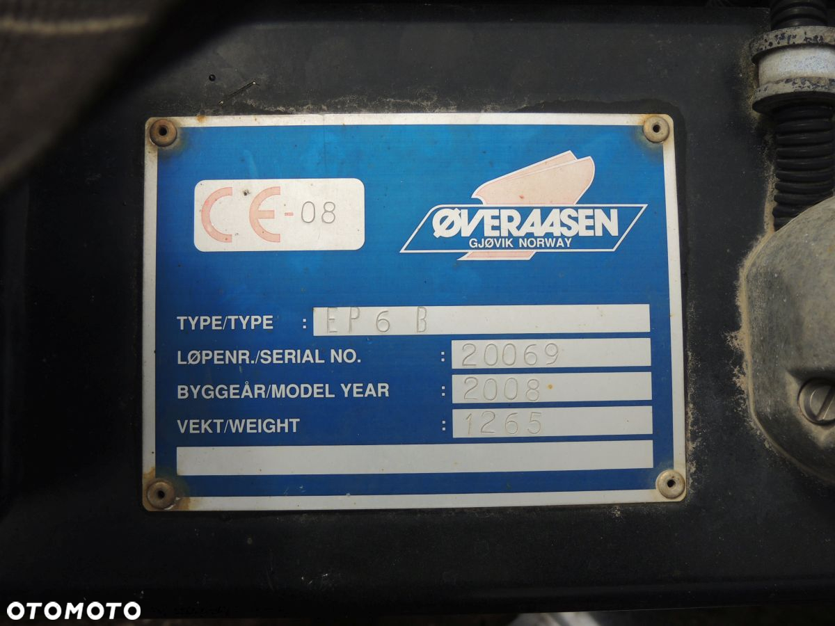 Inny Pługa Overaasen ER6, 2008rok - 4