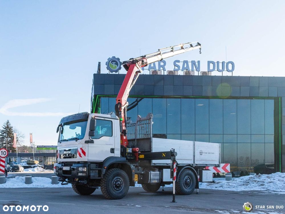 MAN TGM 18.340 4x4 Palfinger PK 18002 HDS Żuraw - 1