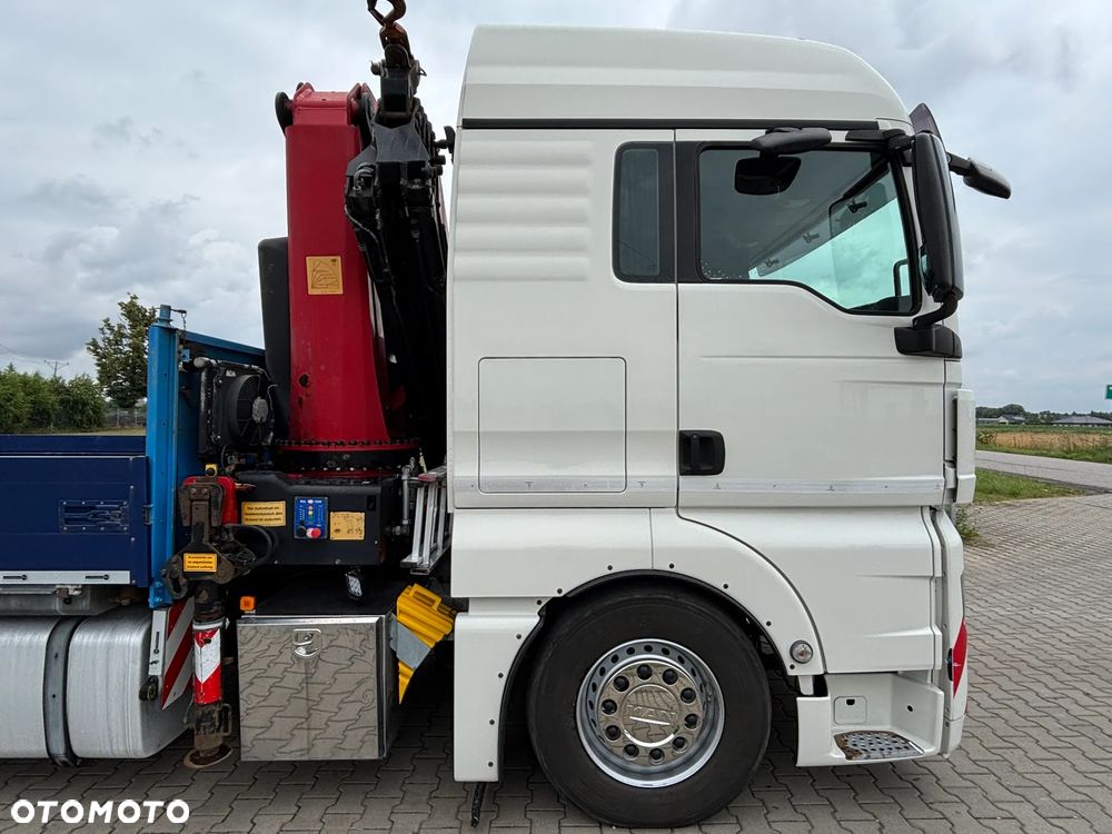 MAN TGX 26.480 6x2/4 z HDS z przodu na wieńcu HMF 3220 K5 , energetyka, konstrukcje dachowe , montażowy dźwig, budowlanka , kontenery (PALFINGER, HIAAB, EFFER, FASSI) cały na poduszkach - 8