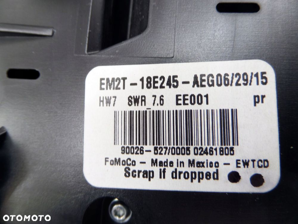 panel klimatyzacji ramka radia ford oe em2t-18e245-ae - 3