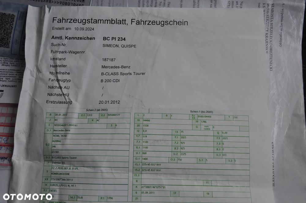 Mercedes-Benz Klasa B - 35