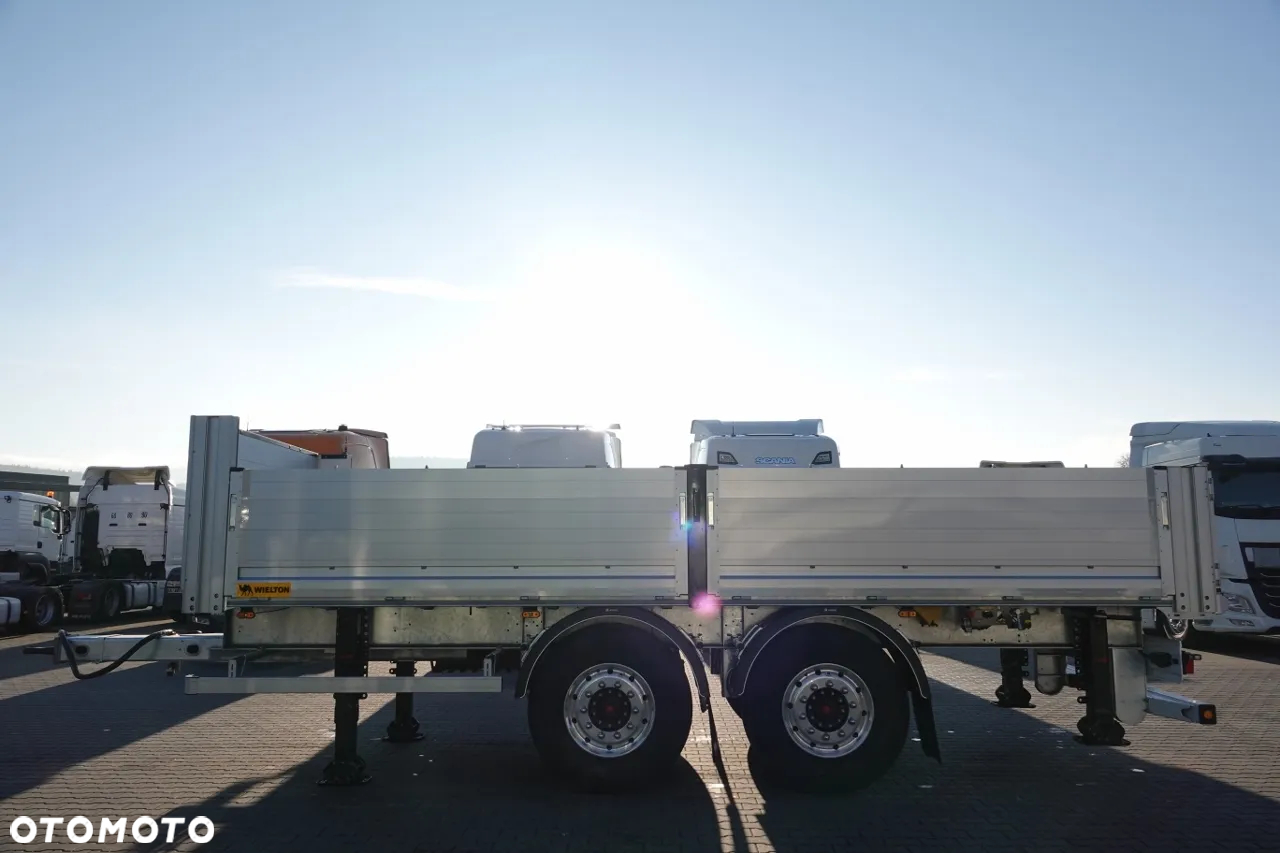 Wielton PRZYCZEPA BURTOWA / DO BUDOWLANKI / NOWA / 2025 ROK / DOSTĘPNA OD RĘKI / WAGA: 3800 KG / ALUFELGI - 12