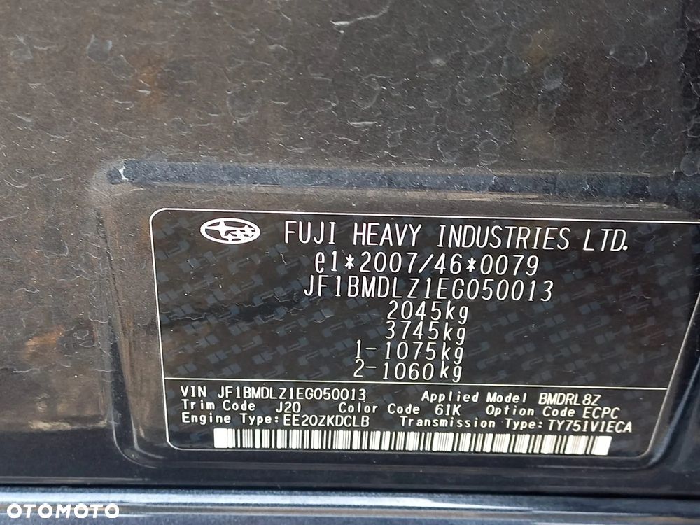 Subaru Legacy 2.0 D Comfort - 14