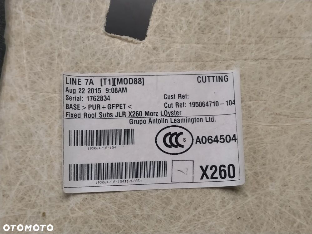 JAGUAR XF X260 SEDAN PODSUFITKA PANEL SŁUPKI SŁUPEK SŁONECZNIKI RĄCZKI ZAŚLEPKI KOMPLET ORYGINAŁ - 24