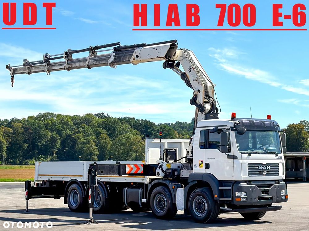 MAN TGA 41.430 * Skrzynia 6,90 m + HIAB 700 E-6 + PILOT / 8x4 - 1