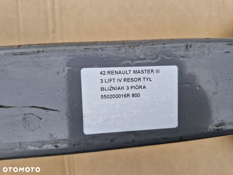 renault master iii 3 lift iv resor tył bliźniak 3 pióra 550200016r - 3