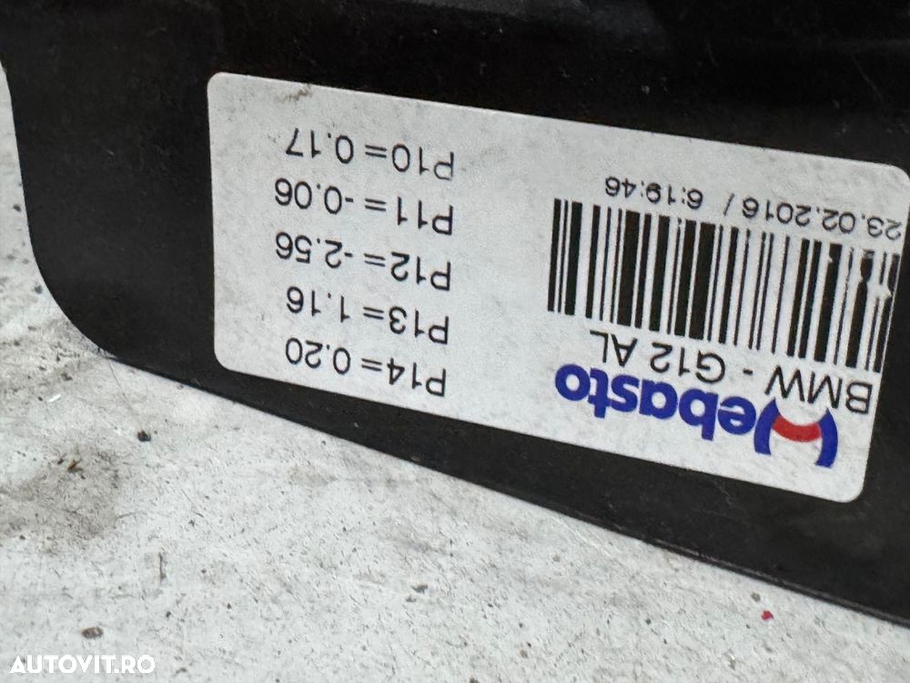 Sticla trapă panoramică sky lounge Bmw seria 7 G12 - 4