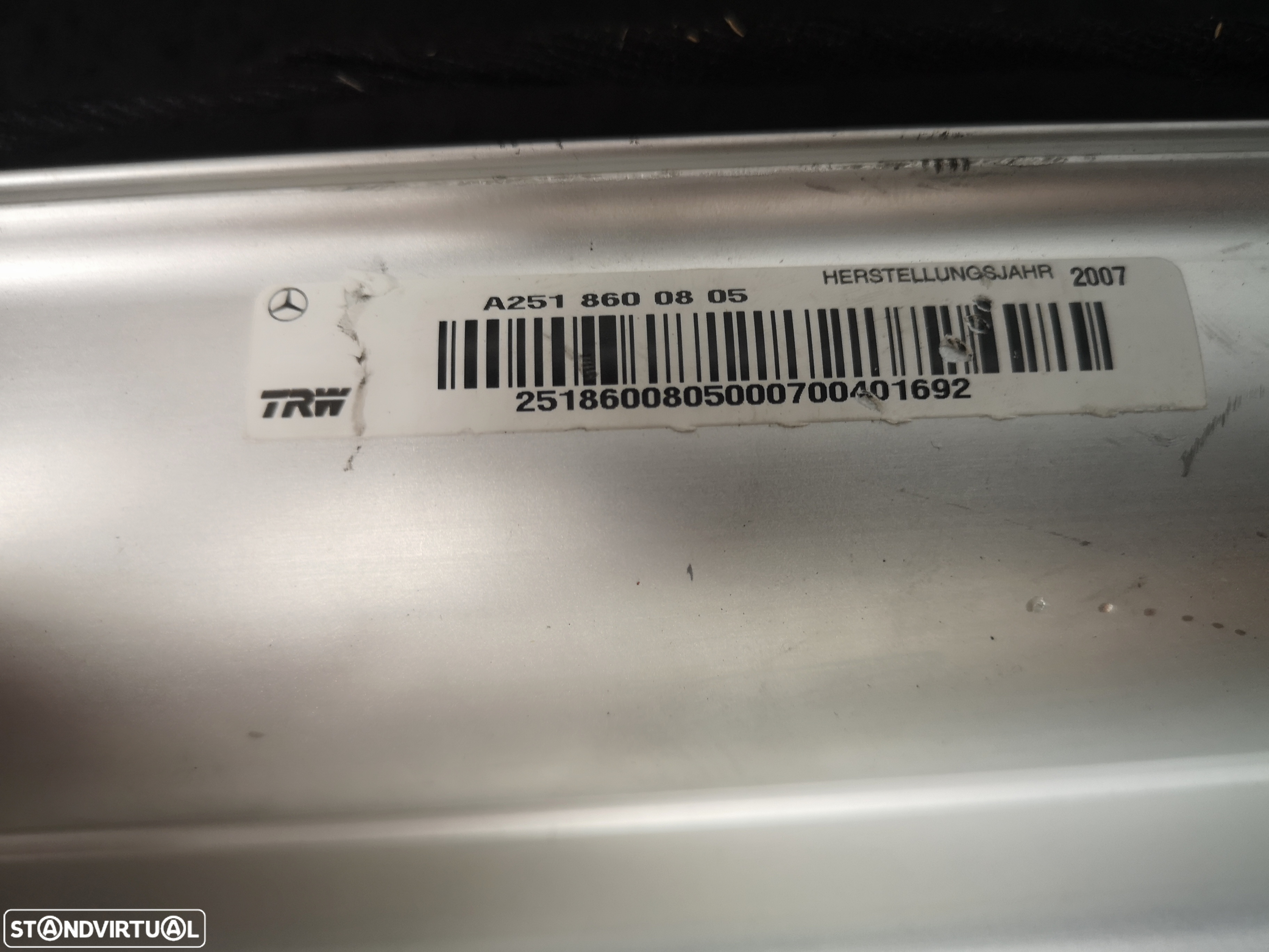 Airbag do tablier pasageiro Mercedes w164 ML GL R   2006+ - 6