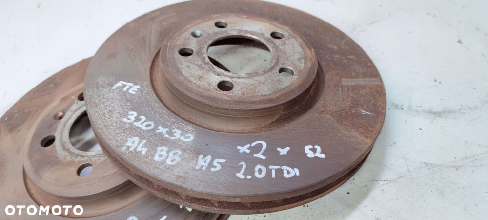 TARCZA TARCZE HAMULCOWE PRZÓD AUDI A4 A5 320 MM *2 - 2