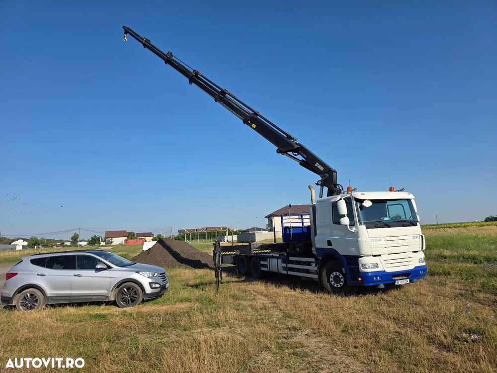 DAF Cf85  cu MACARA HIAB 477 XS - 14