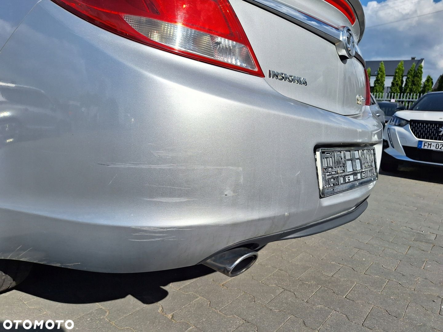 OPEL Vauxhall INSIGNIA A G09 Z176 ZDERZAK TYŁ TYLNY 5D 08-13 - 8