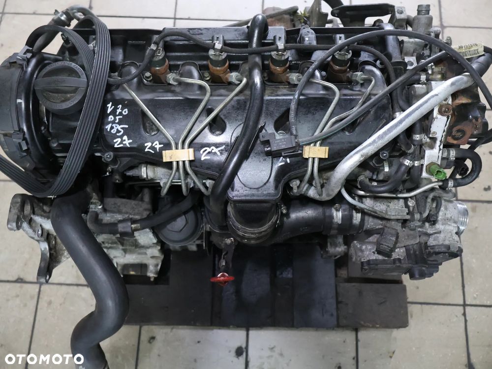 VOLVO XC90 XC70 S60 V70 SILNIK 2.4 D5 D5244T 185KM KOMPLET 05-10R POMIAR GWARANCJA WTRYSKI NOWY ROZRZĄD - 1