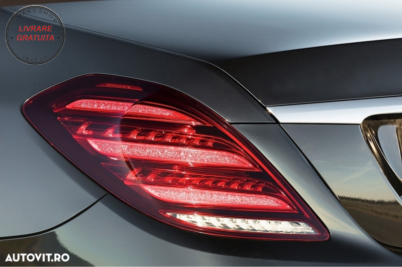 Stopuri Full LED MERCEDES S-Class W222 (2013-2017) Semnalizare Dinamica Facelift D- livrare gratuita - 19
