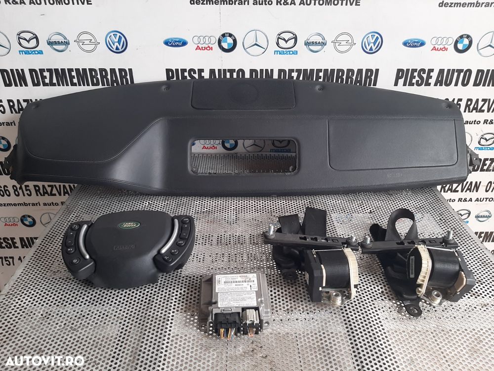 Plansa Bord Kit Airbag Land Rover Range Rover Vogue L322 Volan Stanga An 2005-2006-2007-2008-2009-2 - 1