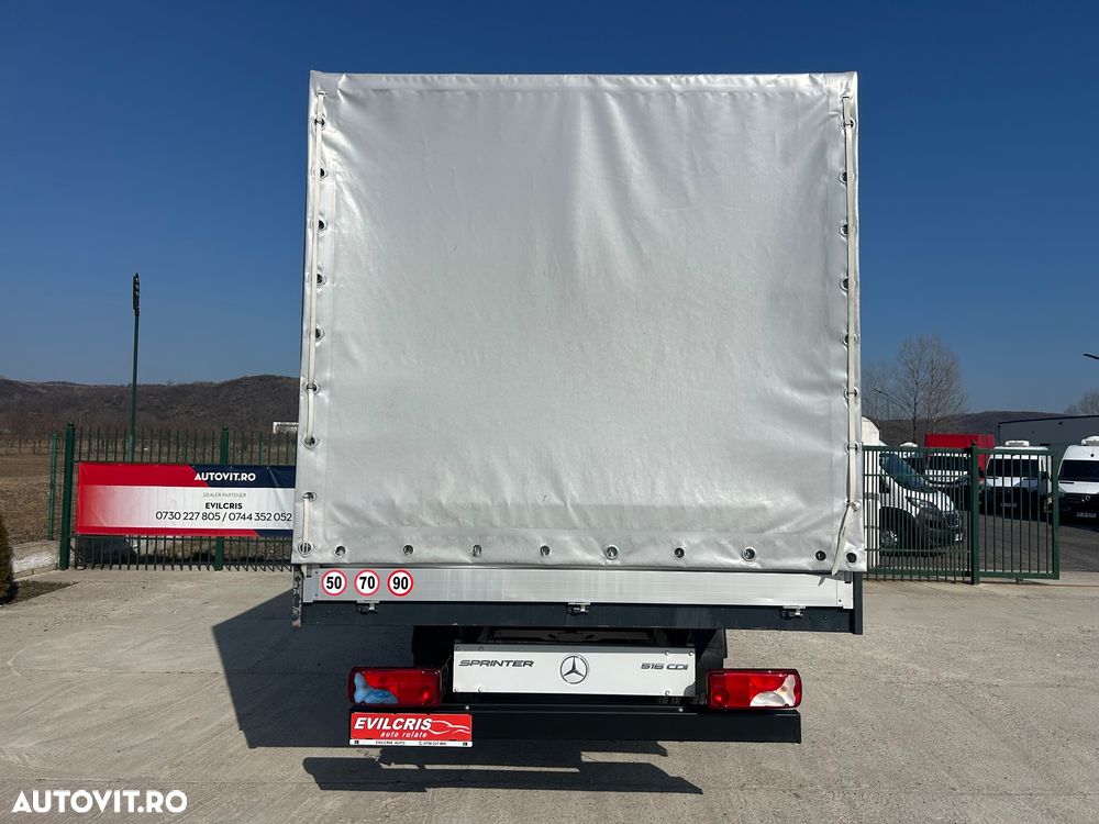 Mercedes-Benz Sprinter 516 CDI Prelata 5 m 10 EUROPALETI - 10