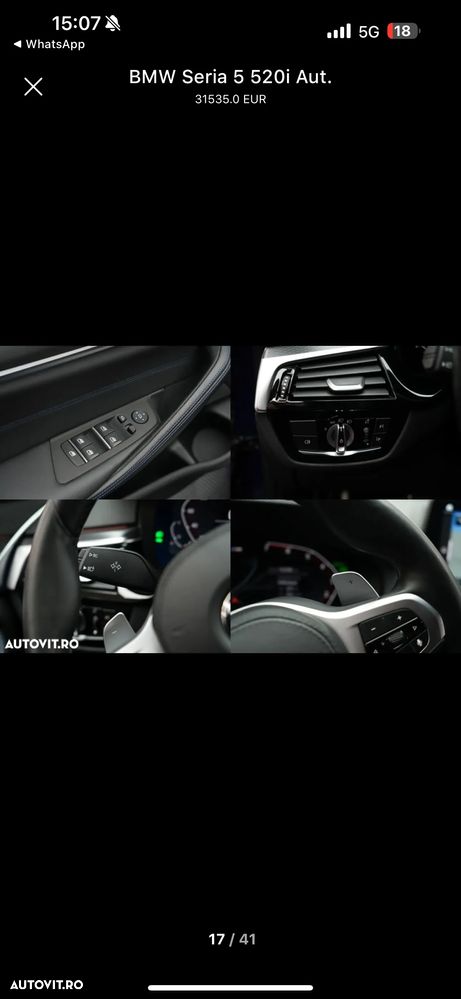 BMW Seria 5 520e AT PHEV - 15