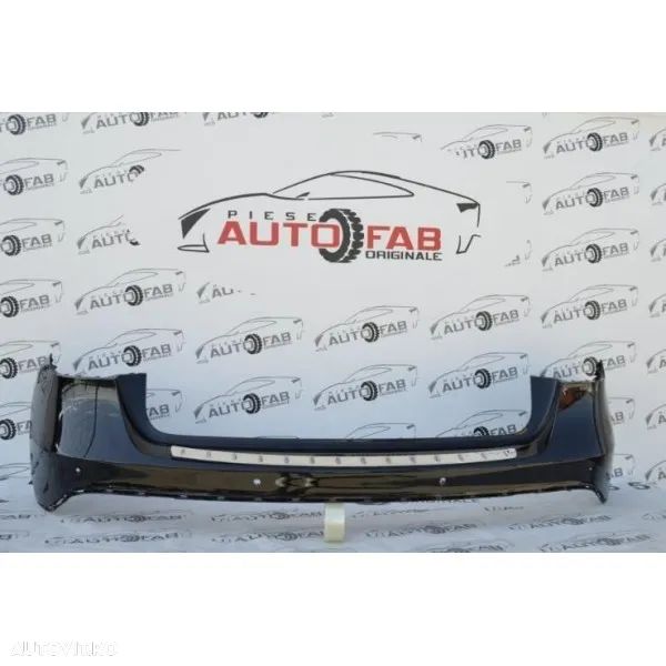 Bară spate Mercedes-Benz GLA an 2014-2018 cu găuri pentru Parktronic și camere - 1