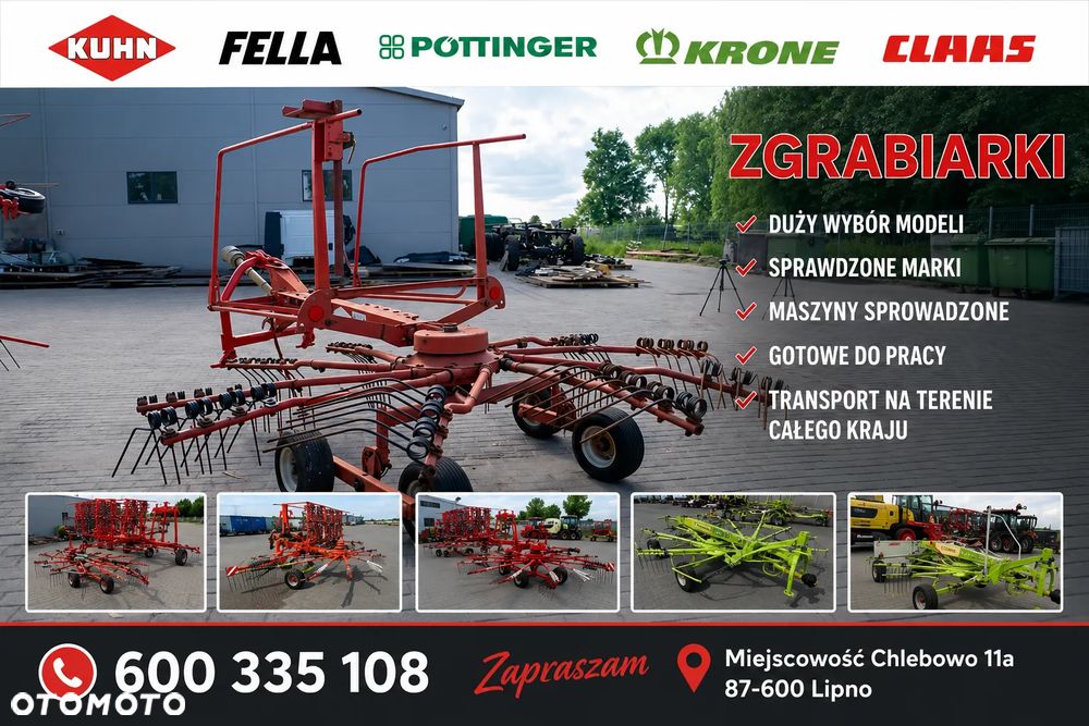 Kuhn ZGRABIARKA KUHN POTTINGER  Zapraszam Posiadam wiele maszyn Ciagnik Prasa Kosiarka - 2