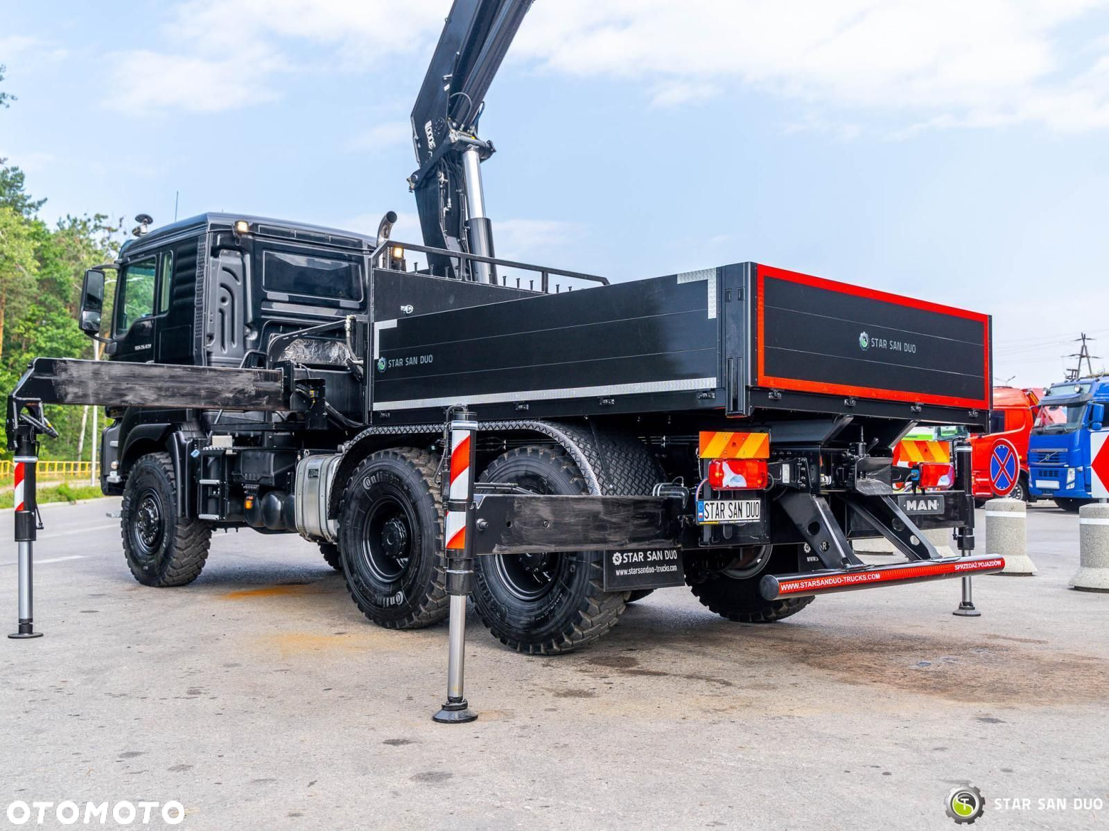 MAN MAN TGS 26.420 6x6 HMF 3000 K6 Fly Jib Kosz Roboczy Obrotnica Energetyka - 7