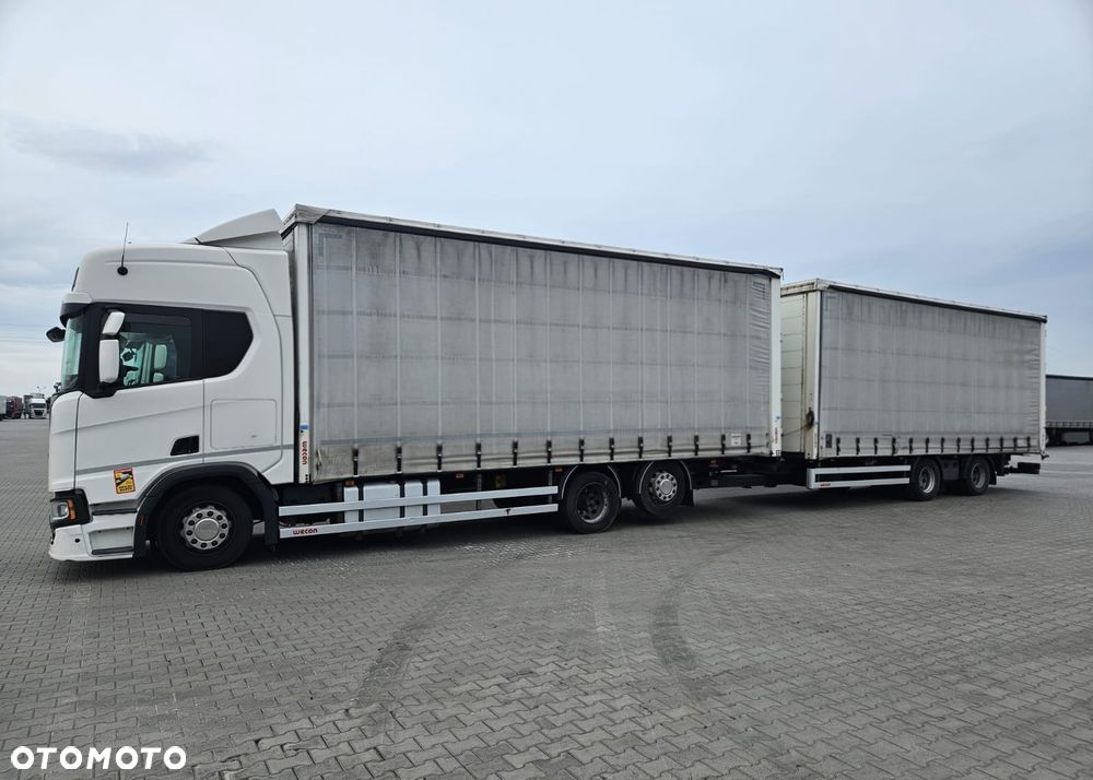 Scania R450 / 2020 R /ZESTAW TANDEM PRZESTRZENNY 120 M3 / WECON / EURO 6 - 1