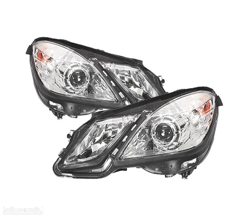 FARÓIS PARA MERCEDES E CLASSE W212 09-13 - 1