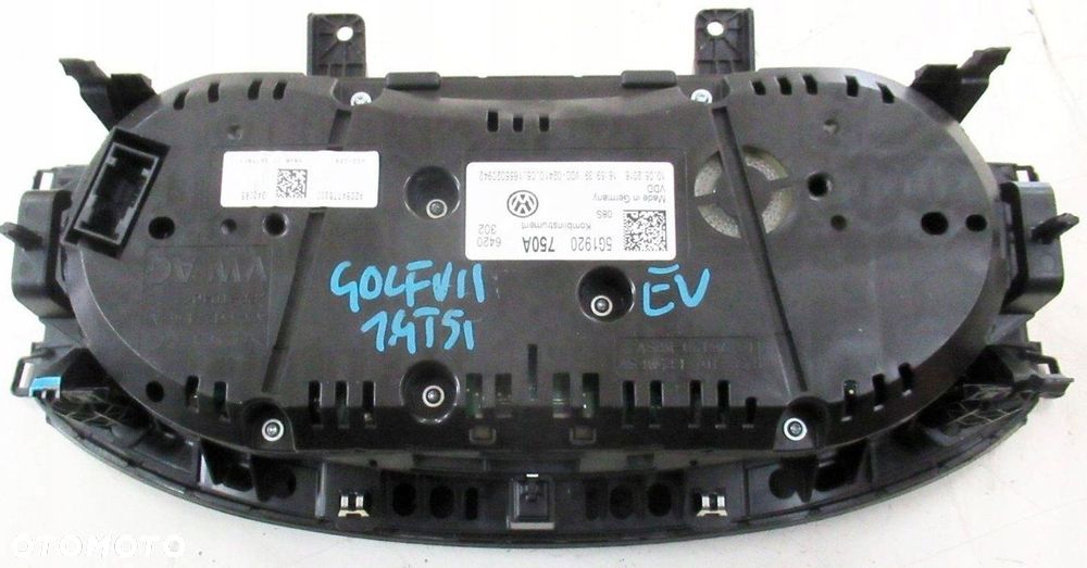 VW GOLF VII 7 12-20 1.4 TSI LICZNIK ZEGARY PRĘDKOŚCIOMIERZ 5G1920750A - 4