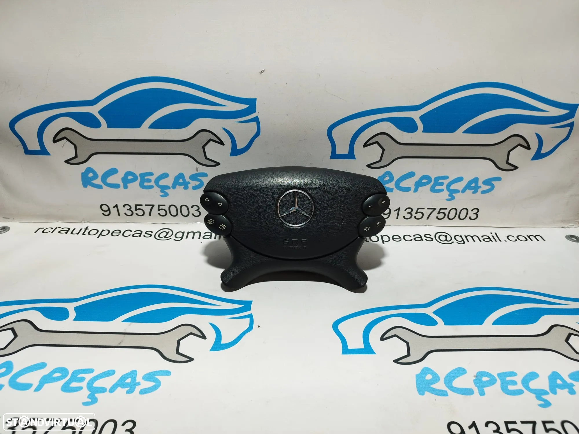 AIRBAG AIRBAGS  VOLANTE MULTIFUNÇÕES MERCEDES-BENZ CLK (C209) CLK 320 (209.365) 23046013038J09 - 3