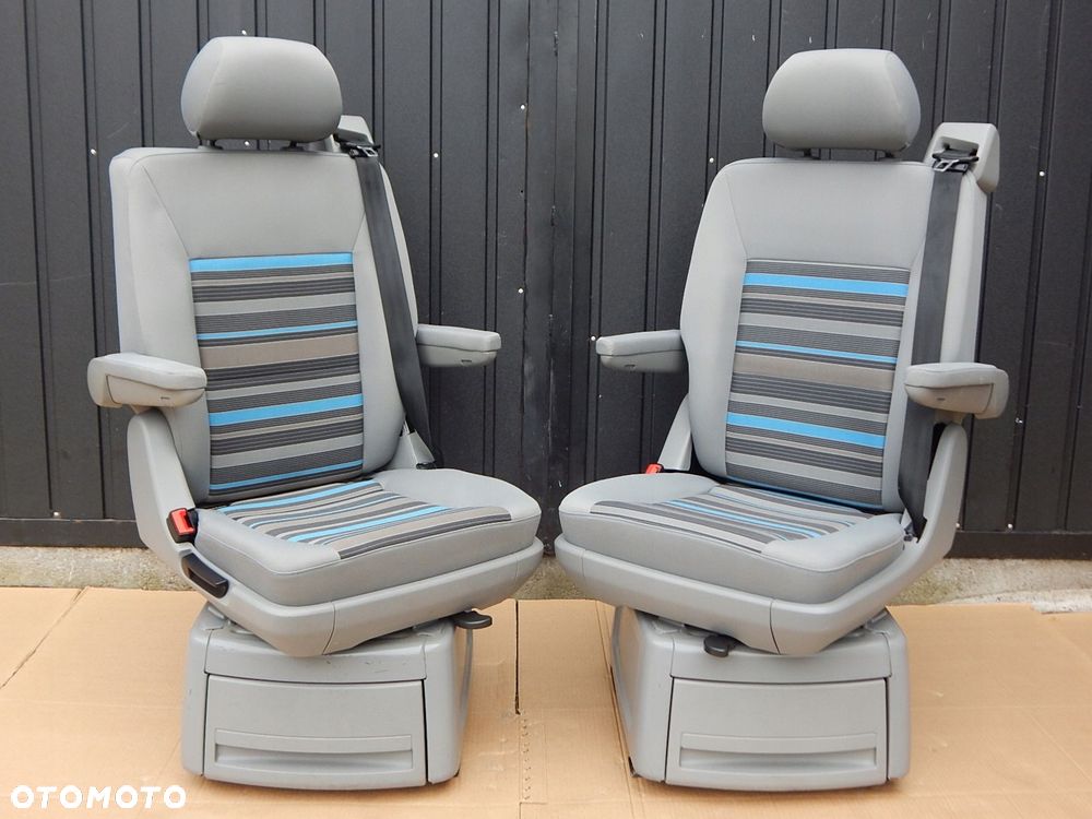 vw t5 t6 multivan california kamper fotel obrotowy tył podłokietnik takato - 8