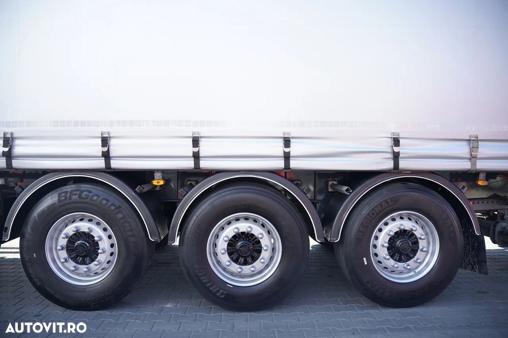 Fruehauf CORTINĂ / AXĂ DE RIDICAT / DHOLLANDIA LIFT 2.000 KG / PODEA REZISTENTĂ / - 30