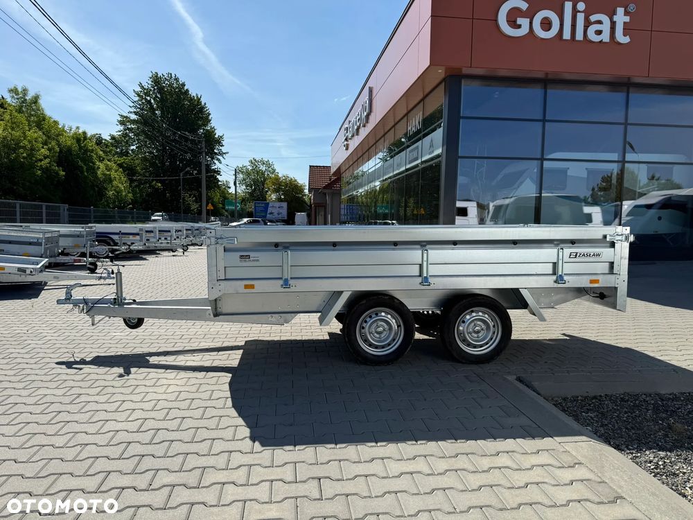 Zaslaw przyczepa platforma z kołami pod HL265T HL300T 2 osie 750kg - 2