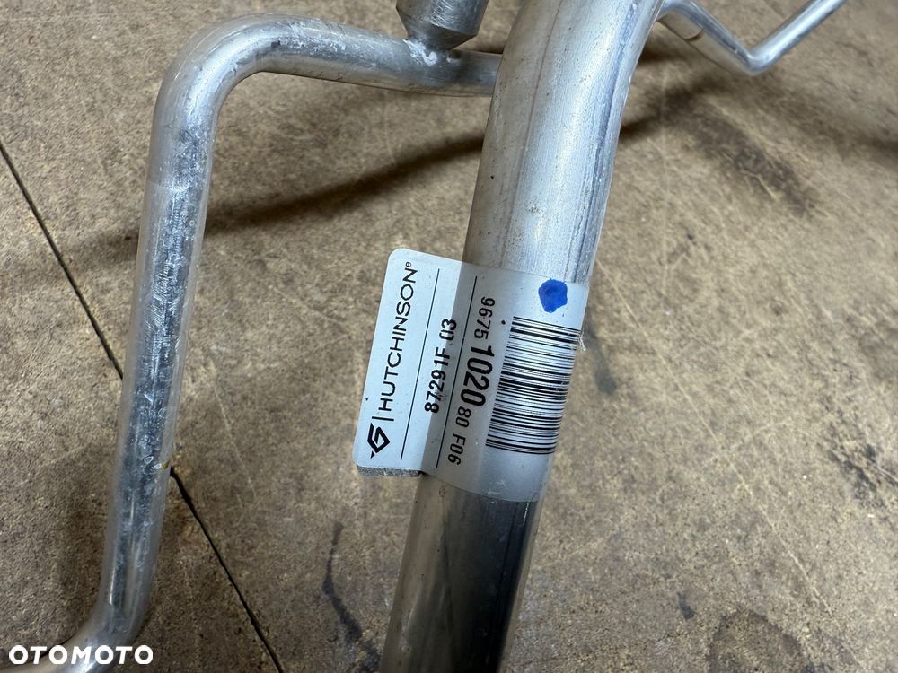 PRZEWÓD KLIMATYZACJI RURKA PEUGEOT 308 II T9 9675102080 87291F03 - 2