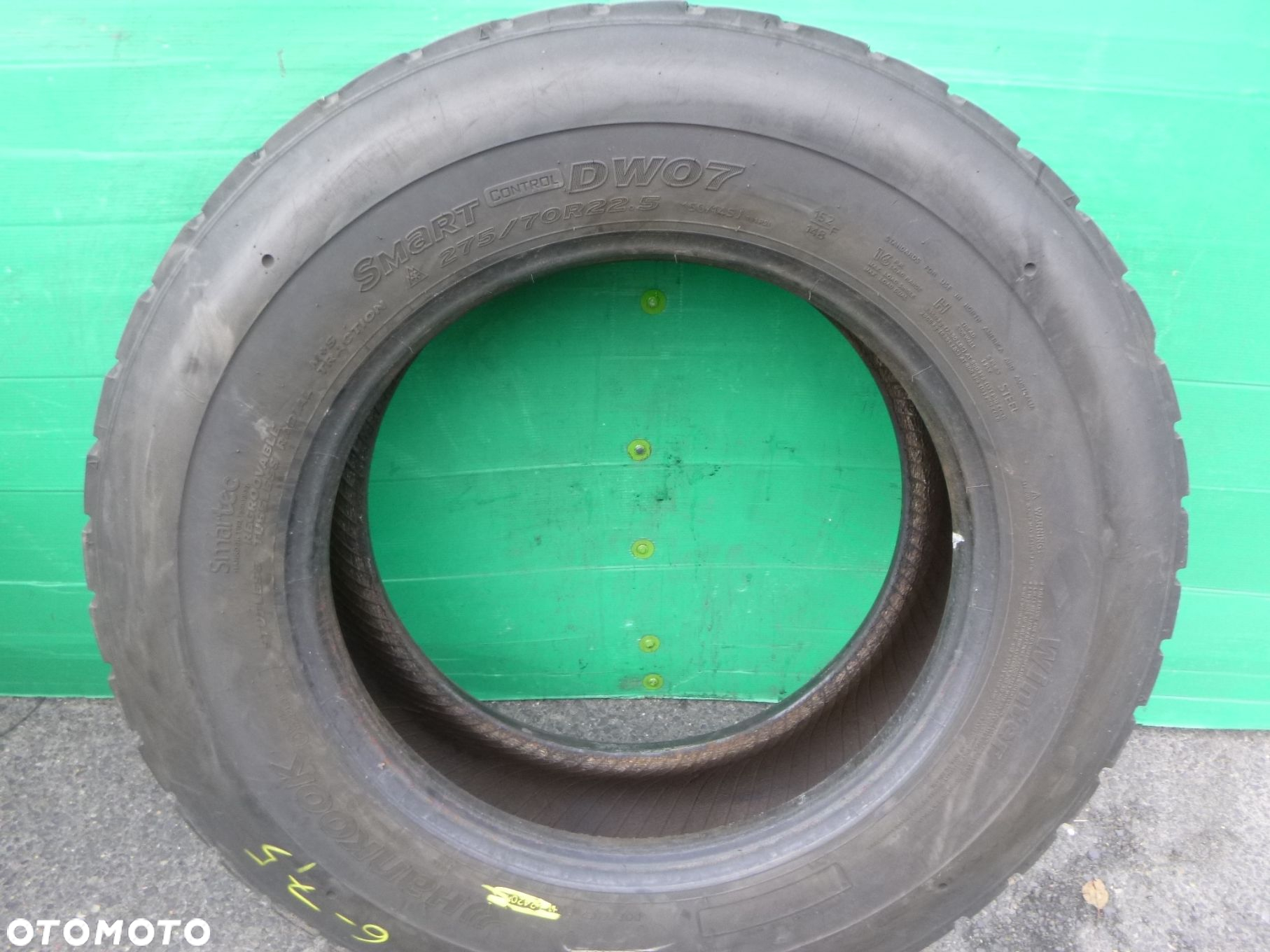 Opona 275/70R 22.5 Hankook DW07 Napędowa. Opony ciężarowe - 3
